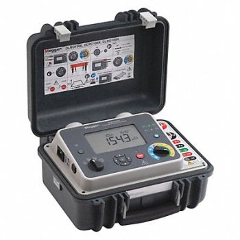 MEGGER Low Resistance Ohmmeter 1999 ohm Max, 48UT73