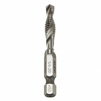 KLEIN TOOLS High Speed Replacement Drill Tap 1/4-20, 48UW39