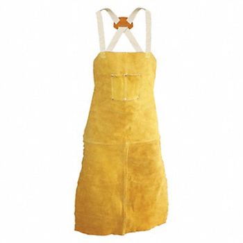 TILLMAN 24X42 Lth Bib Apron, 48V514