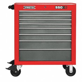 PROTO Rolling Tool Cabinet Red Heavy Duty, 48VA02