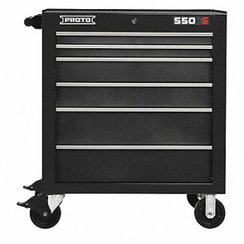 PROTO Rolling Tool Cabinet Black Heavy Duty, 48VA17