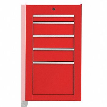 PROTO High Gloss Red Heavy Duty Side Cabinet, 48VA45