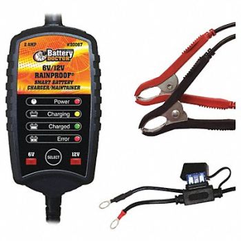 BATTERY DOCTOR Batt Charger/Maintainer Auto 6/12V CEC, 48VF13