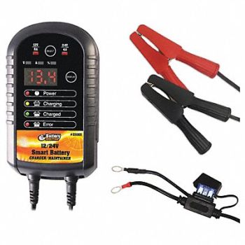 BATTERY DOCTOR Batt Charger/Maintainer Auto 12/24V CEC, 48VF14