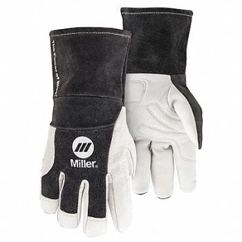 MILLER ELECTRIC MIG/Stick Welding Gloves Stick PR, 48VF68