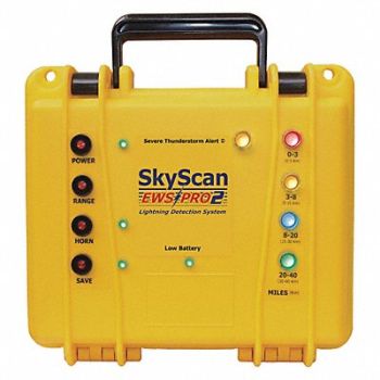 SKYSCAN Lightning Detector 10 in W 8 lb., 48VG69