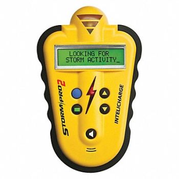 SKYSCAN Lightning Detector 3-13/32 in W 14 oz., 48VG70