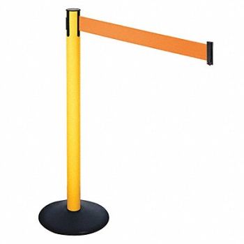 RETRACTA-BELT Barrier Post Orange Belt 3 in Belt W, 48VL02