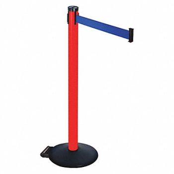 RETRACTA-BELT Barrier Post Blue Belt 2 in Belt W, 48VP32
