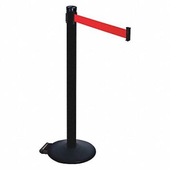 RETRACTA-BELT Barrier Post Red Belt 2 in Belt W, 48VP61