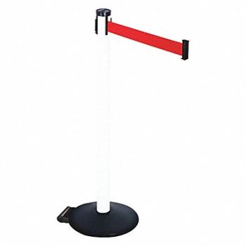 RETRACTA-BELT Barrier Post Red Belt 2 in Belt W, 48VP79