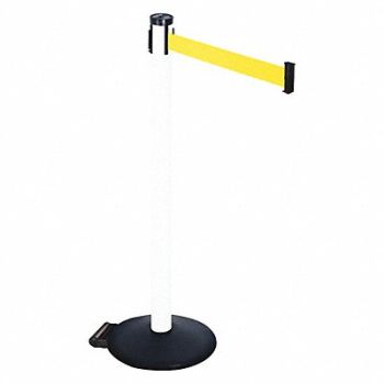 RETRACTA-BELT Barrier Post Yellow Belt 2 in Belt W, 48VP83