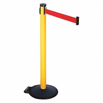 RETRACTA-BELT Barrier Post Red Belt 2 in Belt W, 48VP97