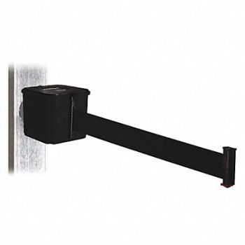 RETRACTA-BELT Belt Barrier Blk Magnet Blk Belt 30ft L, 48VY10