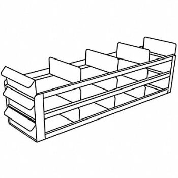 ARGOS TECHNOLOGIES Freezer Rack Drawer 4 x 3 SS, 48WF04