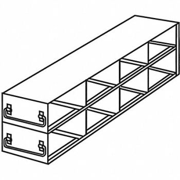 ARGOS TECHNOLOGIES Freezer Rack for 5-1/4 x 3-11/16 Box SS, 48WF06