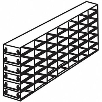 ARGOS TECHNOLOGIES Freezer Rack SS 5-1/32 L x 1-1/2 H, 48WF29