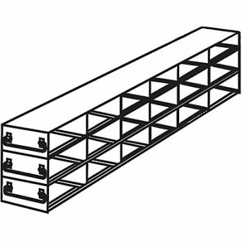 ARGOS TECHNOLOGIES Freezer Rack SS 5-1/32 L x 1-1/8 H, 48WF31
