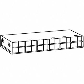 ARGOS TECHNOLOGIES Freezer Rack SS 5-1/32in L x 4-1/4in H, 48WF36