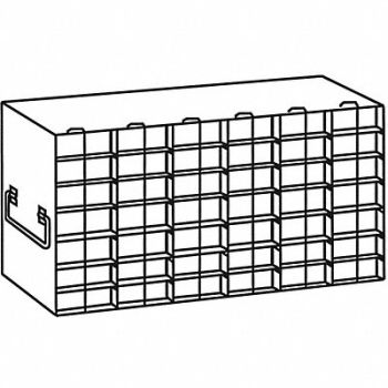 ARGOS TECHNOLOGIES Freezer Rack for 8 to 32 Well 2in Box, 48WF39