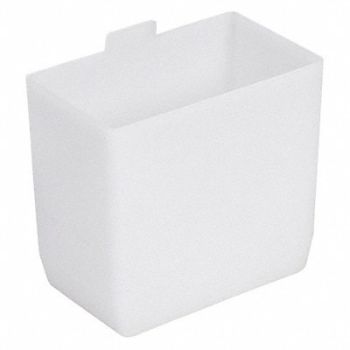 GRAINGER APPROVED Bin Cups Clear Polymer 3 in, 48WG54