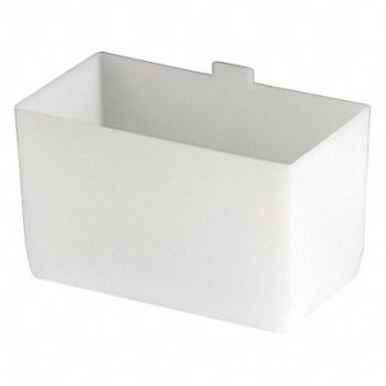 GRAINGER APPROVED Bin Cups Clear Polymer 3 in, 48WG55