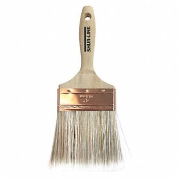 SHUR-LINE Paint Brush 4 Flat Sash PET/Nylon Soft, 48WM03
