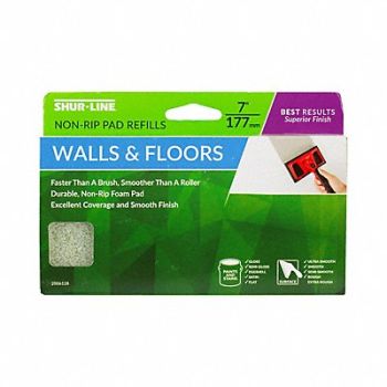 SHUR-LINE Pad Refill 3 3/4 L 7 W Yellow, 48WM15