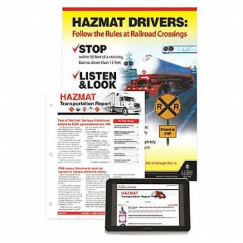 JJ KELLER Training Poster 11 in x 8 1/2 in Paper, 48WX11