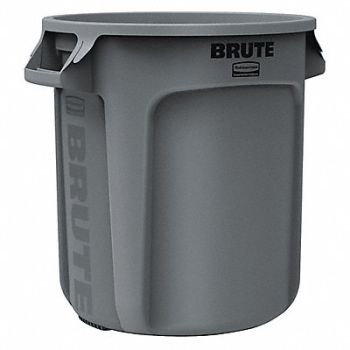 RUBBERMAID COMMERCIAL PRODUCTS J6001 Utility Container 10 gal Gray, 48XM24