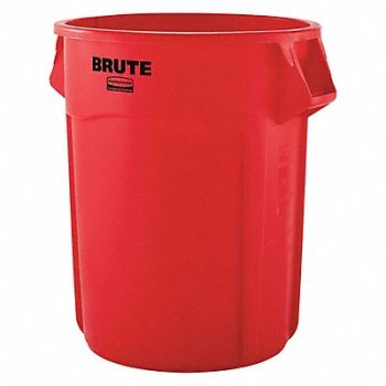 RUBBERMAID COMMERCIAL PRODUCTS J6002 Utility Container 55 gal Red, 48XM33