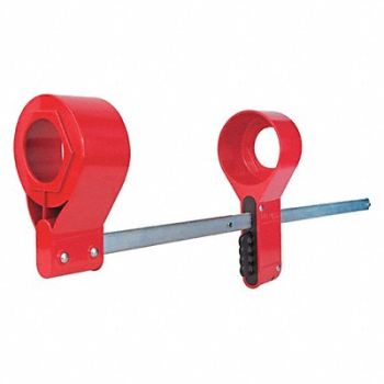 MASTER LOCK Blind Flange Lockout 14 to 24 in Pipe Sz, 48XM54