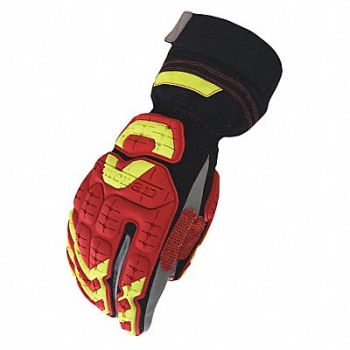 IRONCLAD Impact Gloves L Red/Black/Gray/Yellow PR, 48XZ31