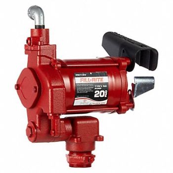 FILL-RITE Fuel Transfer Pump 20gpm 3/4in Hose dia., 48YA09