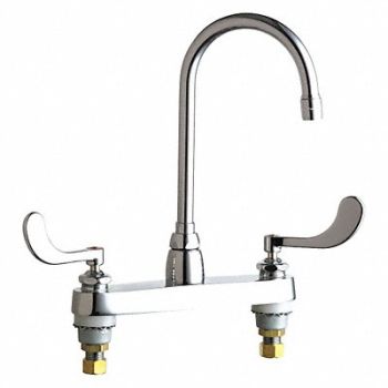 Gooseneck Chrome Chicago Faucets 1100, 48YD51