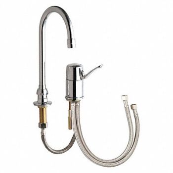 Gooseneck Chrome Chicago Faucets 2302, 48YD55