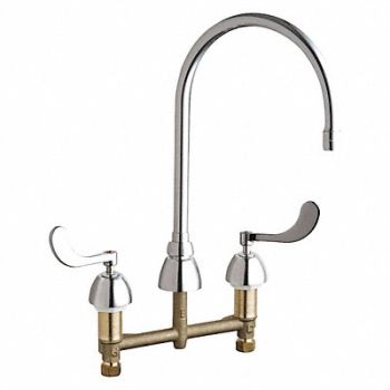 Gooseneck Chrome Chicago Faucets 786, 48YD81