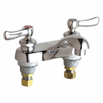 Low Arc Chrome Chicago Faucets 802, 48YD94