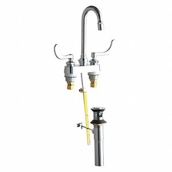 Gooseneck Chrome Chicago Faucets 894, 48YD96
