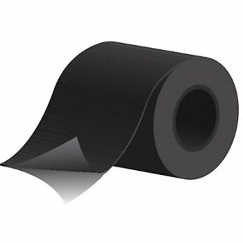 GRAINGER APPROVED Fiberglass Sheet L 72 ft Black Plain, 48YV53