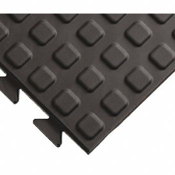 WEARWELL Antifatigue Mat Black 1ft. x 3ft., 48Z429