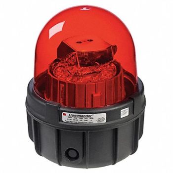 FEDERAL SIGNAL Warning Light LED Red 120VAC, 48Z708