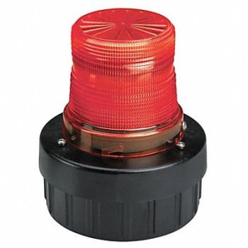 FEDERAL SIGNAL Warning Light w/Sound LED Red 24VDC, 48Z712