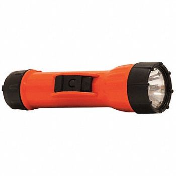 KOEHLER BRIGHTSTAR Handheld Flashlight Plastic Orange 50lm, 48Z714