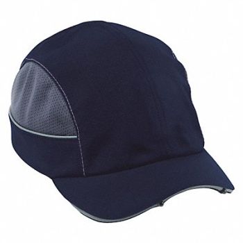 SKULLERZ BY ERGODYNE J6837 Bump Cap Front Brim Dark Blue, 48Z850