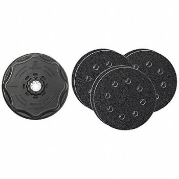 FEIN Oscillating Sanding Pad w/Paper 4-1/2In, 48ZC75
