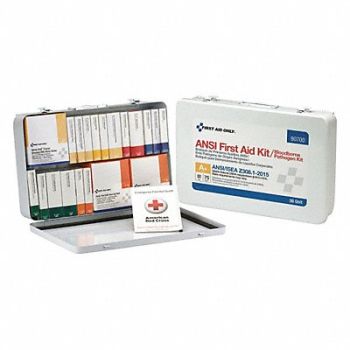 FIRST AID ONLY First Aid Kit 75 People Pathogen Prot., 48ZE48