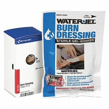 FIRST AID ONLY Burn Dressing Paperboard 1 Comp., 48ZE50