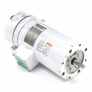 LEESON Motor 1 HP 1750 56C 208-230/460V, 48ZF20