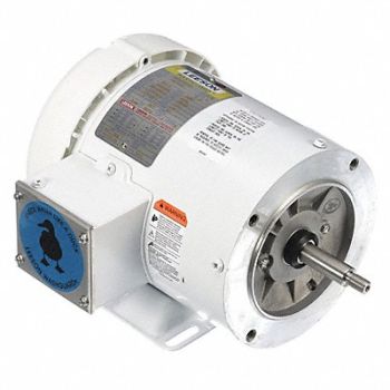 LEESON Motor 3 HP 3490 56J 208-230/460V, 48ZF66